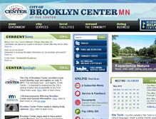 Tablet Screenshot of cityofbrooklyncenter.org